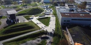 Wirtschaftsförderung Dortmund Erlebnisorte Skatepark-Hombruch Drohne